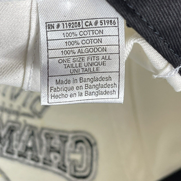 Pittsburgh Steelers Division Champions 2007 NFL Authentic Sideline Reebok Hat - Picture 5 of 7